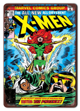 KOMIKS Plakat Metalowy Obrazek X-Men #16915