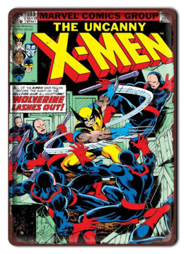 KOMIKS Plakat Metalowy Obrazek X-Men #16925