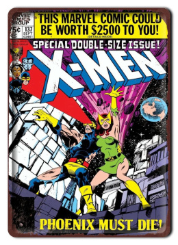KOMIKS Plakat Metalowy Obrazek X-Men #16927