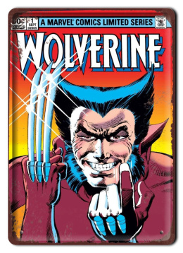 KOMIKS Plakat Metalowy Szyld Wolverine #16932