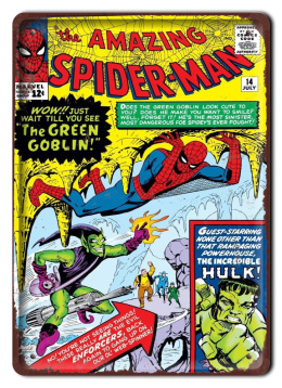 KOMIKS Plakat Metalowy Szyld Spider-Man #16939