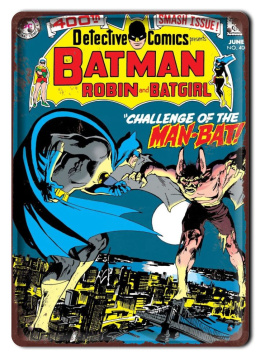 KOMIKS Plakat Metalowy Batman Obrazek #16943