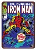 KOMIKS Plakat Metalowy IRON MAN Obrazek #16972