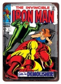 KOMIKS Plakat Metalowy Obrazek IRON MAN #16973