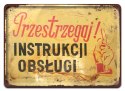 PRL Szyld Retro Vintage PLAKAT METALOWY OBRAZEK #17768