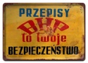 PRL Szyld Retro Vintage PLAKAT METALOWY OBRAZEK #17769