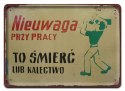 PRL Szyld Retro Vintage PLAKAT METALOWY OBRAZEK #17770