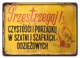 PRL Szyld Retro Vintage PLAKAT METALOWY OBRAZEK #17773