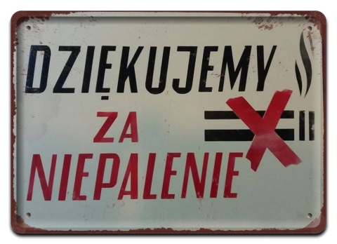 PRL Szyld Retro Vintage PLAKAT METALOWY OBRAZEK #17779