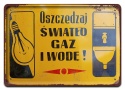 PRL Szyld Retro Vintage PLAKAT METALOWY OBRAZEK #17786