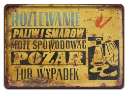 PRL Szyld Retro Vintage PLAKAT METALOWY OBRAZEK #17789