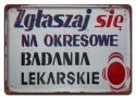 PRL Szyld Retro Vintage PLAKAT METALOWY OBRAZEK #17804