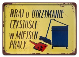 PRL Szyld Retro Vintage PLAKAT METALOWY OBRAZEK #17946