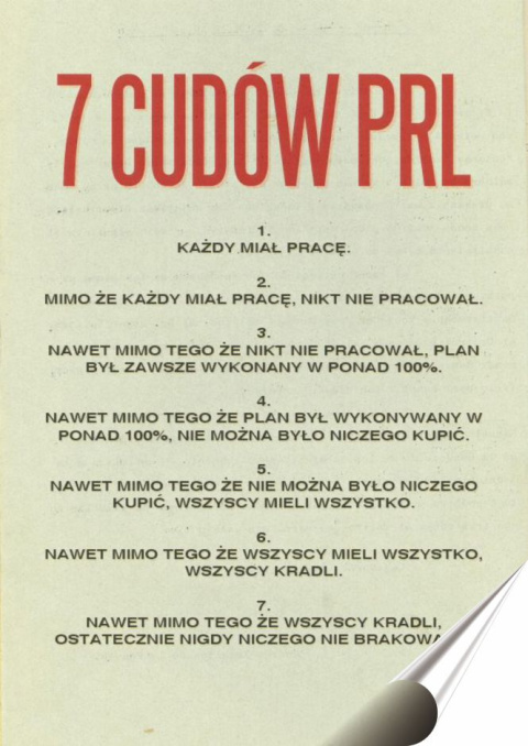 PRL Plakat Samoprzylepny, Plakietka, (motyw metalowego szyldu)#12658