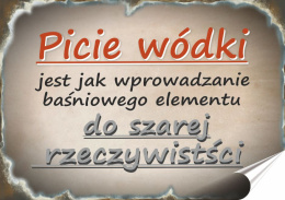 PRL Plakat Samoprzylepny, Plakietka, (motyw metalowego szyldu)#12719