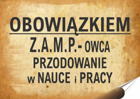 PRL Plakat Samoprzylepny Plakietka (motyw z metalowego szyldu)#15751