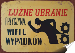 PRL Plakat Samoprzylepny Plakietka (motyw z metalowego szyldu)#17965