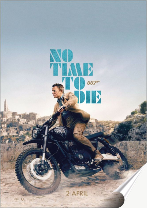 Plakat Filmowy folia Samoprzylepna Plakietka(motyw metalowego szyldu)#15202