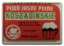 PRL PLAKAT METALOWY SZYLD OBRAZEK Blaszka Tabliczka #18107
