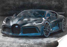 Bugatti Plakat-Folia Samoprzylepna (motyw metalowego szyldu)#13926