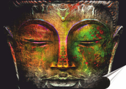 Budda Plakat-Folia Samoprzylepna (motyw metalowego szyldu)#14041