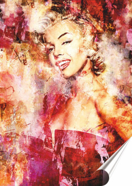 Monroe Plakat-Folia Samoprzylepna (motyw metalowego szyldu)#12454