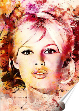 Bardot Plakat-Folia Samoprzylepna (motyw metalowego szyldu)#12515