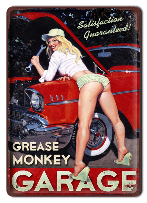 GARAGE METALOWY SZYLD PLAKAT OBRAZEK RETRO #07114