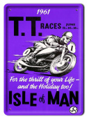 ISLE OF MAN METALOWY SZYLD PLAKAT RETRO #08012