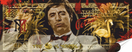 Al Pacino Plakat Samoprzylepny-Folia (motyw metalowego szyldu)#14569
