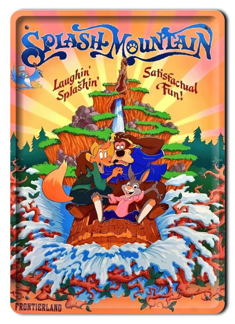 Disney Metalowy Plakat Bajkowy Pokój Dziecka Ściana Obrazek Plakietka#18337