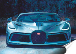 Bugatti Plakat Samoprzylepny-Folia (motyw metalowego szyldu)#14790