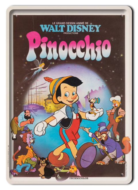 Disney Metalowy Plakat Bajkowy Pokój Dziecka Ściana Obrazek Plakietka#18410