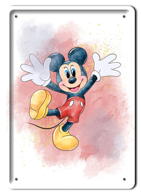 Disney Metalowy Plakat Bajkowy Pokój Dziecka Ściana Obrazek Plakietka#18430
