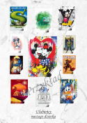 Disney Plakat Bajkowy Na Ścianę Pokój Dziecka Plakietka Samoprzylepna#18128