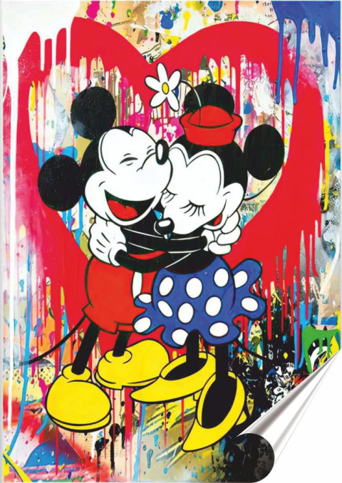 Disney Plakat Bajkowy Na Ścianę Pokój Dziecka Plakietka Samoprzylepna#18383