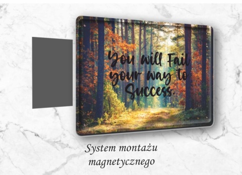 Plakat Motywacyjny Metalowy Inspiracja Szyld Blacha Obrazek Prezent #18468