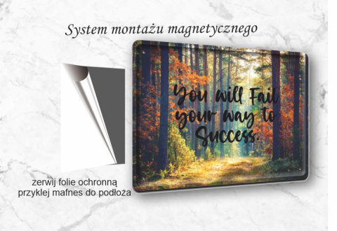 Plakat Motywacyjny Metalowy Inspiracja Szyld Blacha Obrazek Prezent #18588