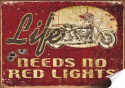 Harley Plakat Samoprzylepny Plakietka(motyw metalowego szyldu)#00173