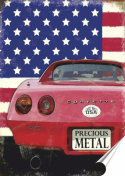 Corvette Plakat Samoprzylepny Plakietka(motyw metalowego szyldu)#00179