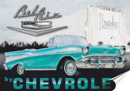 Chevrolet Plakat Samoprzylepny Plakietka(motyw metalowego szyldu)#00484