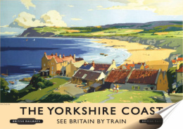 Yorkshire Plakat Samoprzylepny Plakietka(motyw metalowego szyldu)#00548