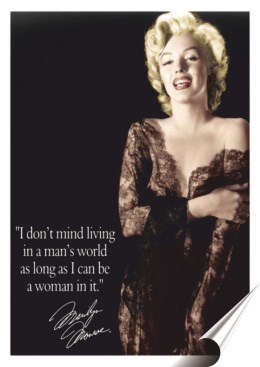 Marilyn Plakat Samoprzylepny Plakietka(motyw metalowego szyldu)#00677