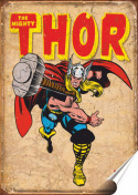 Thor Plakat Samoprzylepny Plakietka(motyw metalowego szyldu)#00794
