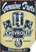 Chevrolet Plakat Samoprzylepny Plakietka(motyw metalowego szyldu)#00869