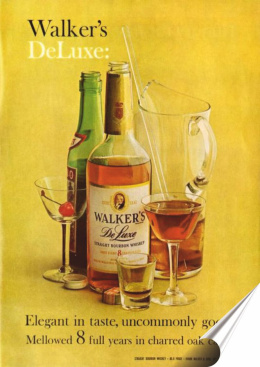 Whiskey Plakat Samoprzylepny Plakietka(motyw metalowego szyldu)#01011