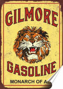 Gasoline Plakat Samoprzylepny Plakietka(motyw metalowego szyldu)#01439