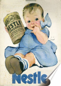 Nestle Plakat Samoprzylepny Plakietka(motyw metalowego szyldu)#02042