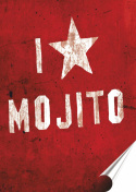 Mojito Plakat Samoprzylepny Plakietka(motyw metalowego szyldu)#02198