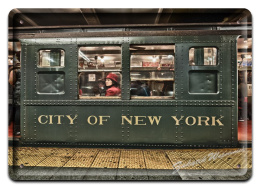 CITY OF NEW YORK METALOWY SZYLD RETRO #01802